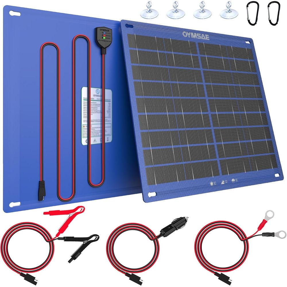 Solar Panel - Przenośna ładowarka solarna do akumulatorów samochodowych