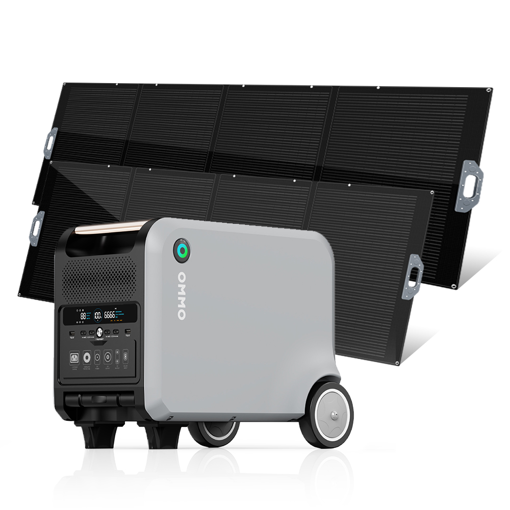 Solar Panel 200W - OMMO OM-PV200Z Wysokowydajny 200W Czarny Składany
