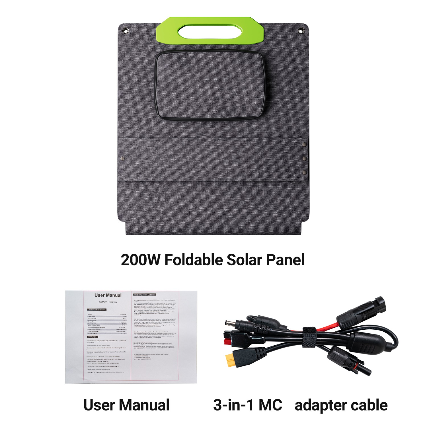 Składany panel słoneczny o moc – Solar Panel 200W recenzja i cena