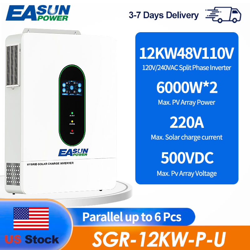EASUN US 12KW 12000W Dwufazowy – Charge Controller Solar recenzja i cena
