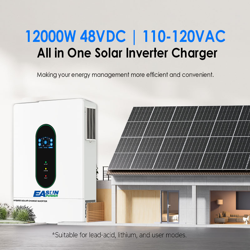 EASUN US 12KW 12000W Dwufazowy – Charge Controller Solar recenzja i cena