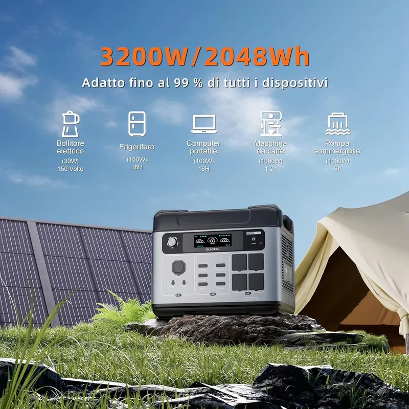 2026OUKITEL P2001 PLUS z bater – Portable Power Station recenzja i cena