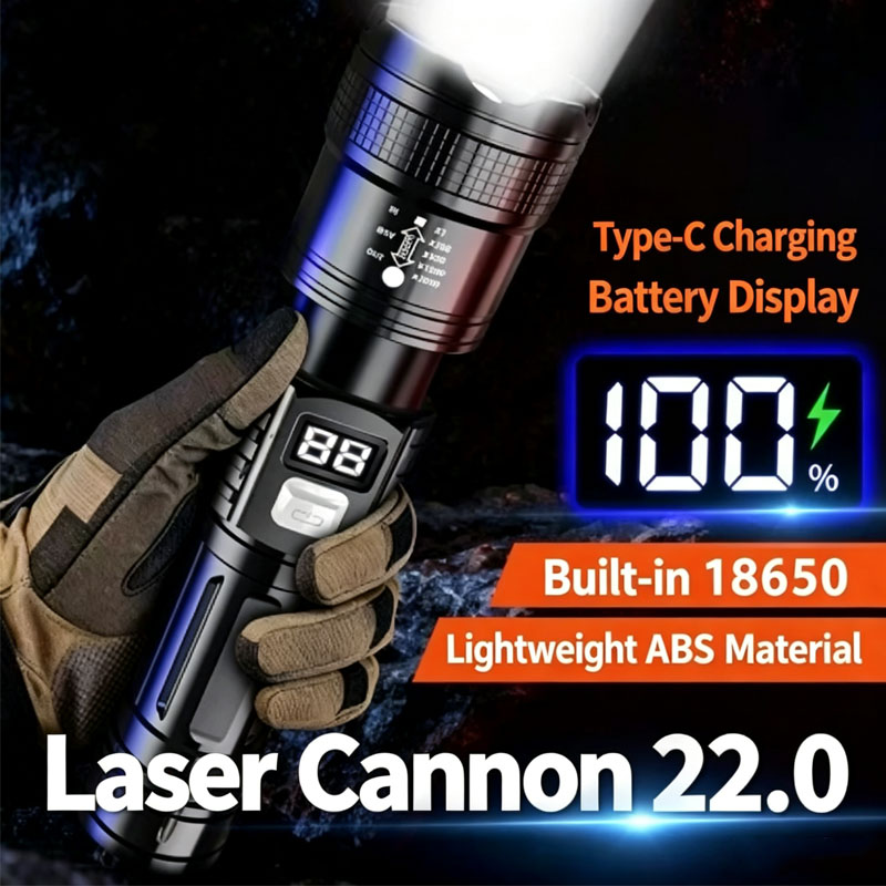 Taktyczna latarka laserowa z f – Energy Monitor Meter recenzja i cena